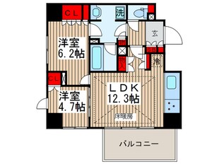 アトラス葛西レジデンス(705)の物件間取画像